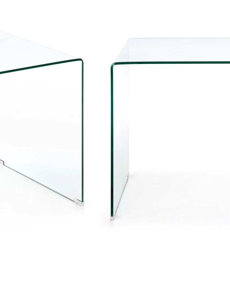 Burano glass table 125 x 70 cm