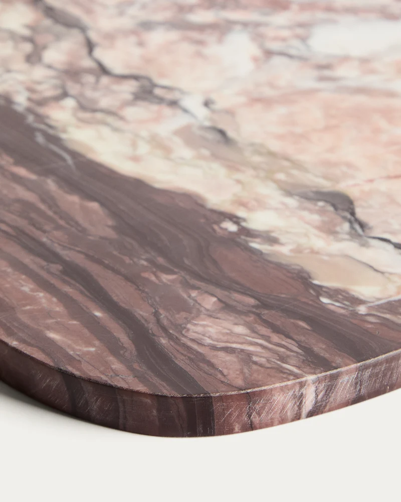 Meran burgundy marble serving board 29 x 23cm