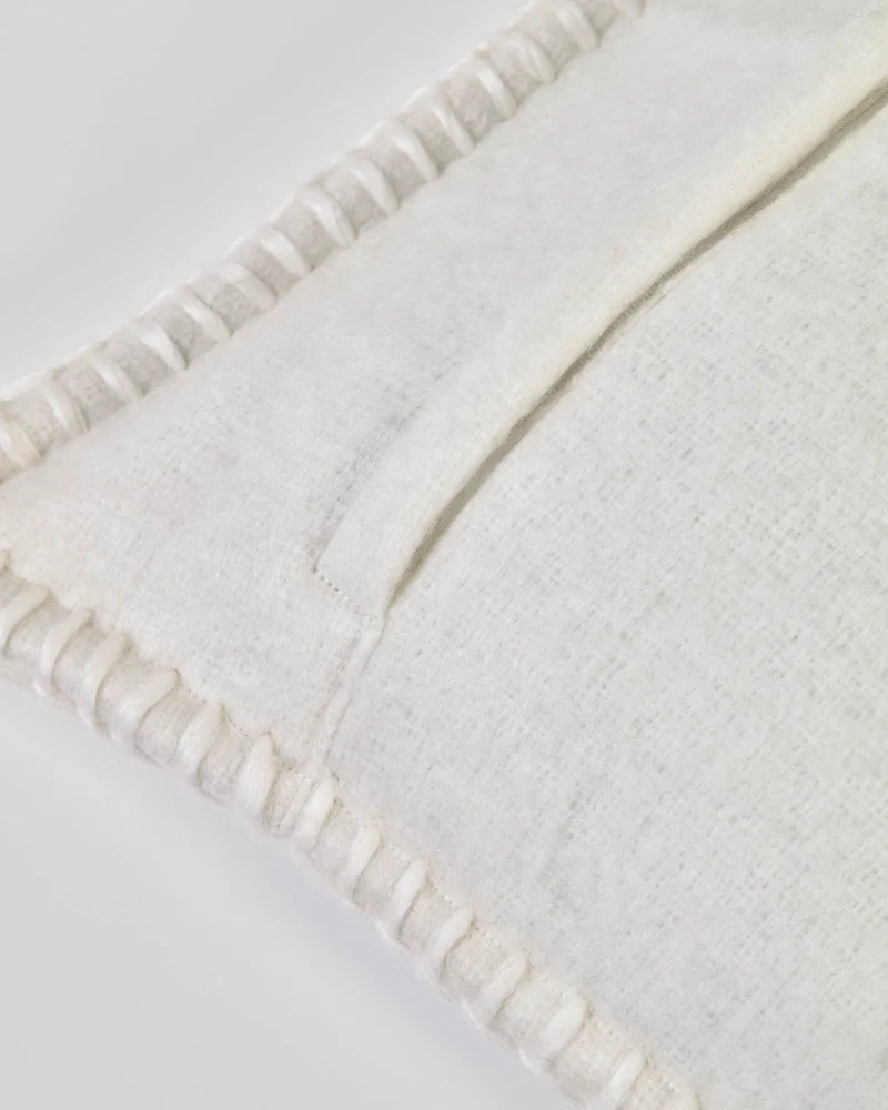 Augustina white cushion cover 45 x 45 cm