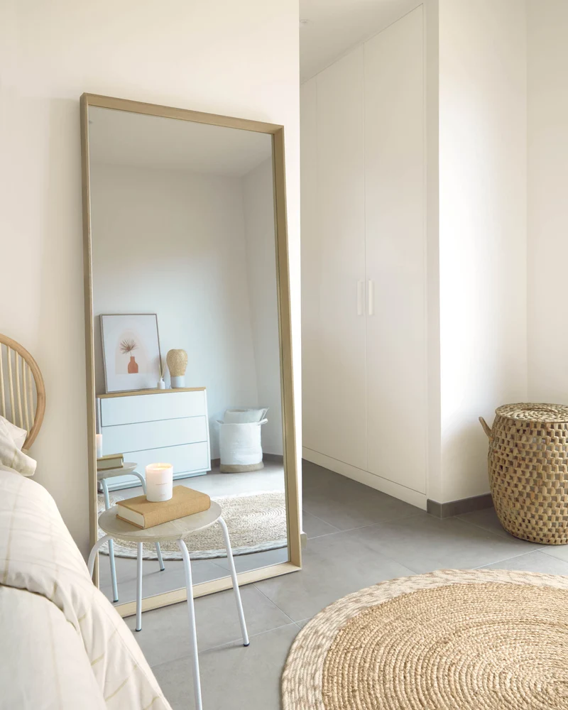 Nerina mirror natural finish 80 x 180 cm