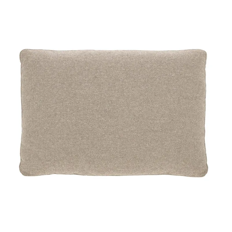 Blok beige chenille cushion 40 x 60cm