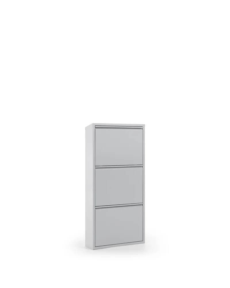 Shoe rack Ode 50 x 103 cm 3 doors grey