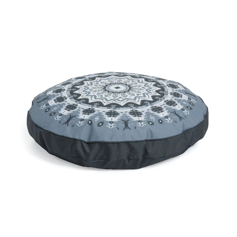 Grey Ashleen pouf Ø 60 cm