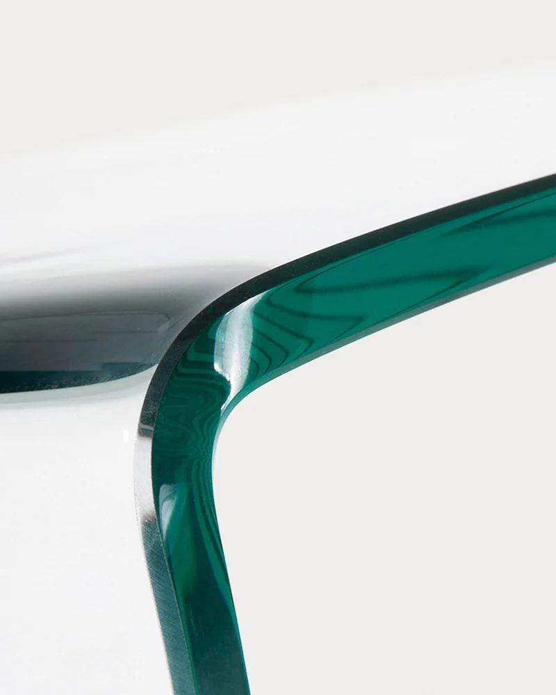 Burano nest of 2 glass tables
