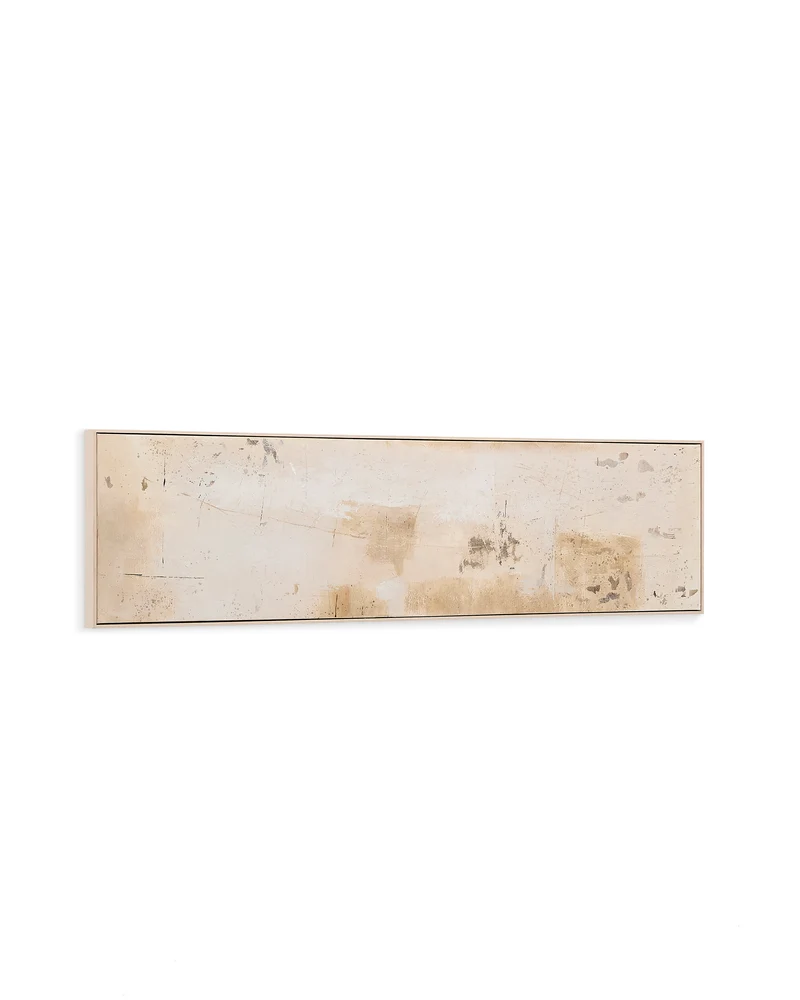 Silpa dark beige abstract picture, 182 x 47 cm