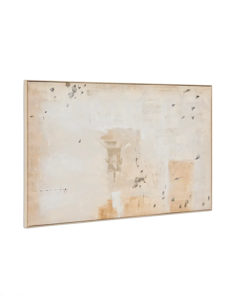 Silpa abstract painting dark beige 200 x 120 cm