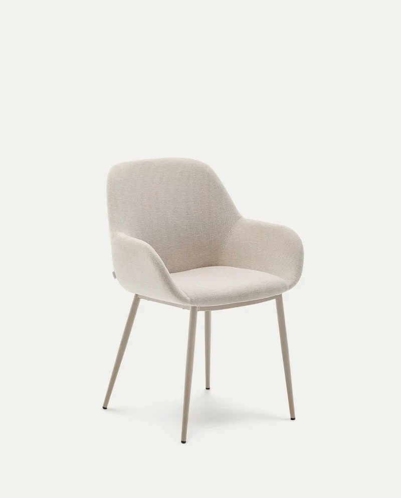 Konna Chair Beige & Beige Leg