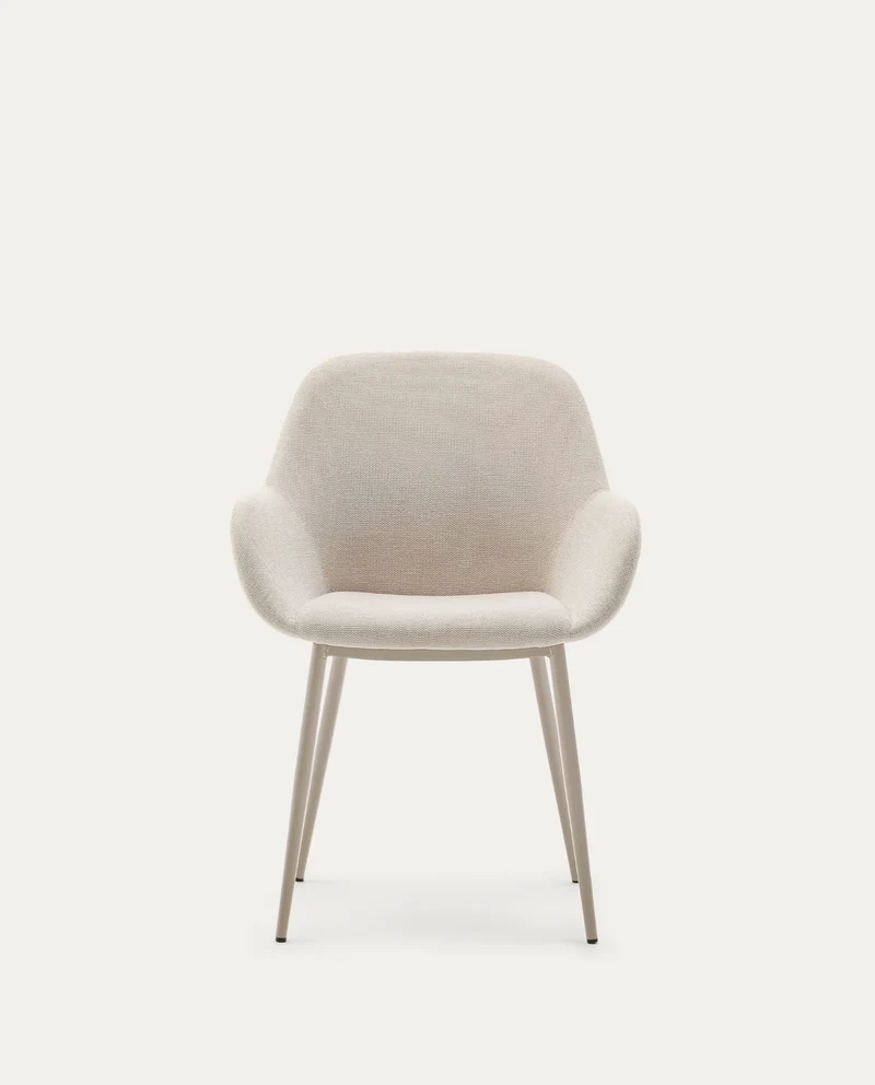 Konna Chair Beige & Beige Leg