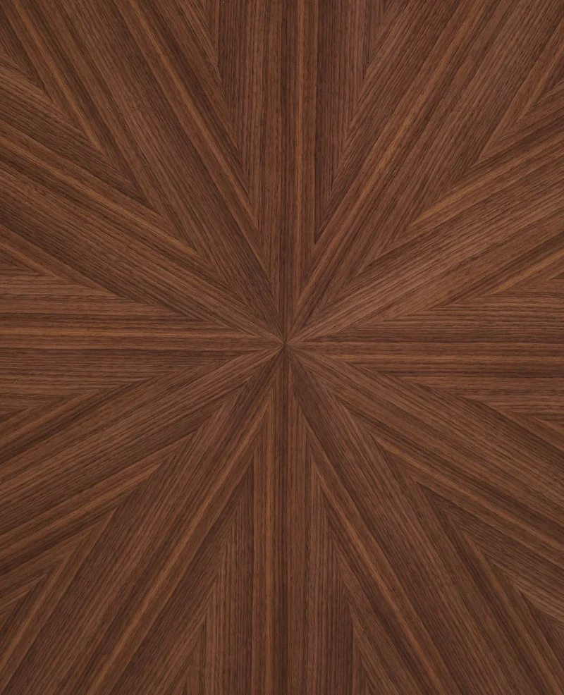 Naanim Round Table Walnut Finish