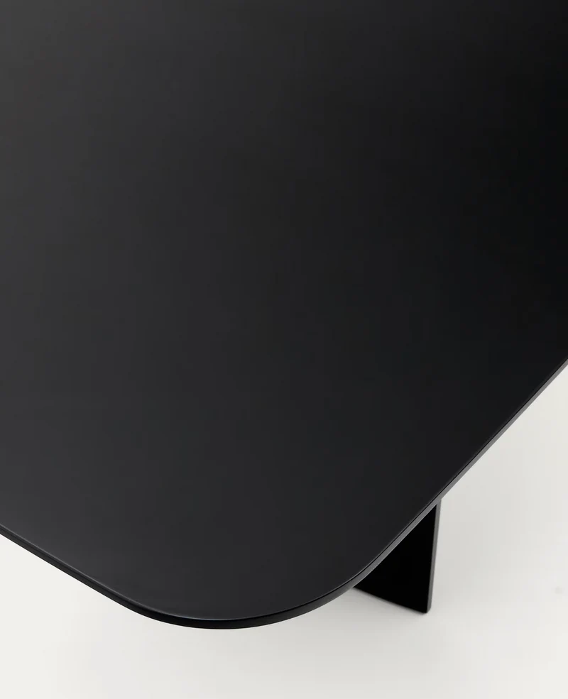 Litto Dining Table Black Finish