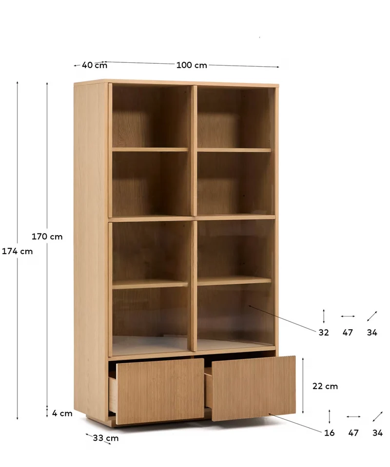 Helvine Display Cabinet