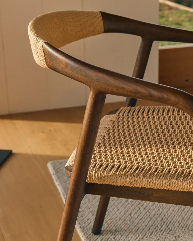 Derile Chair Walnut Finish