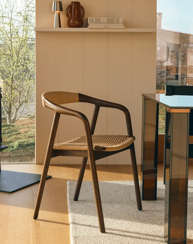 Derile Chair Walnut Finish
