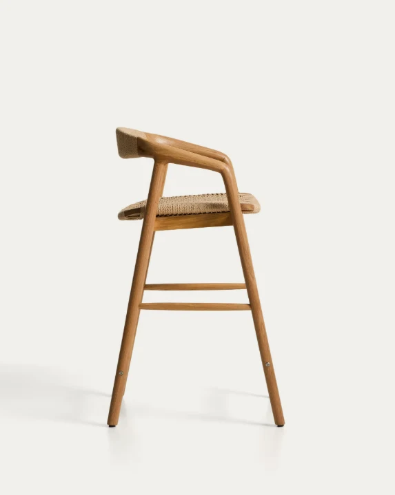 Derile Stool Oak Finish