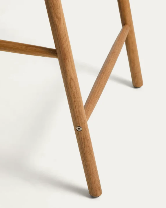 Derile Stool Oak Finish