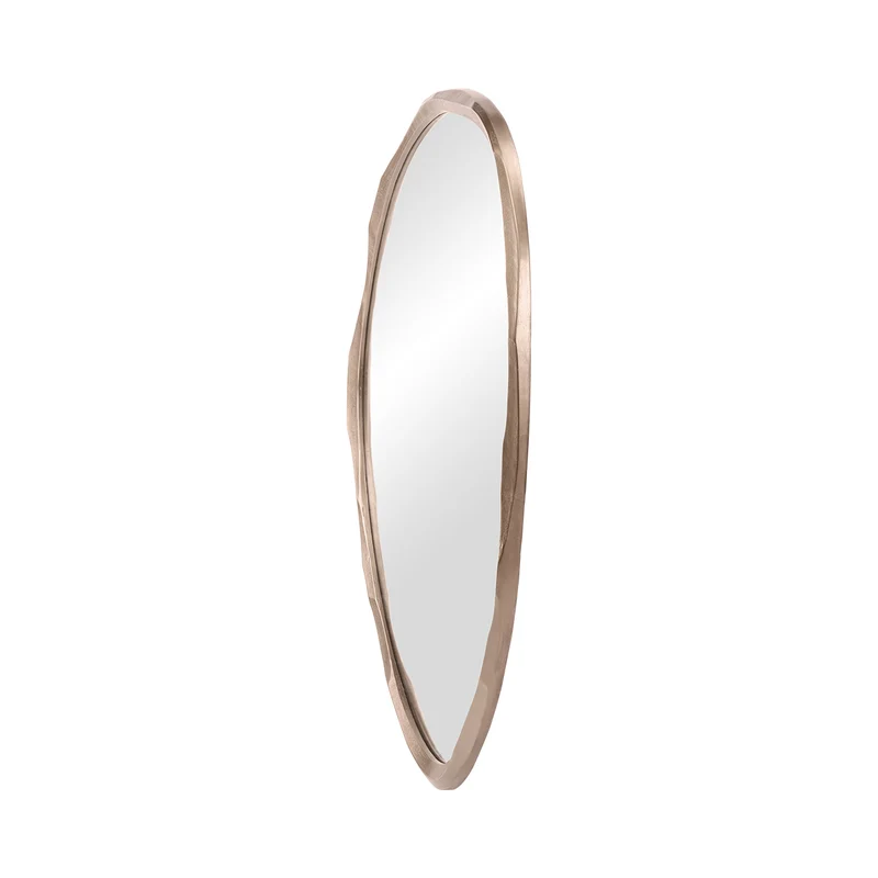 Antique Brass Aluminium Mirror