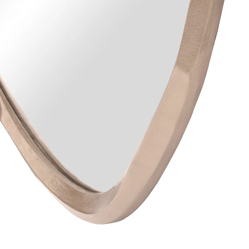 Antique Brass Aluminium Mirror