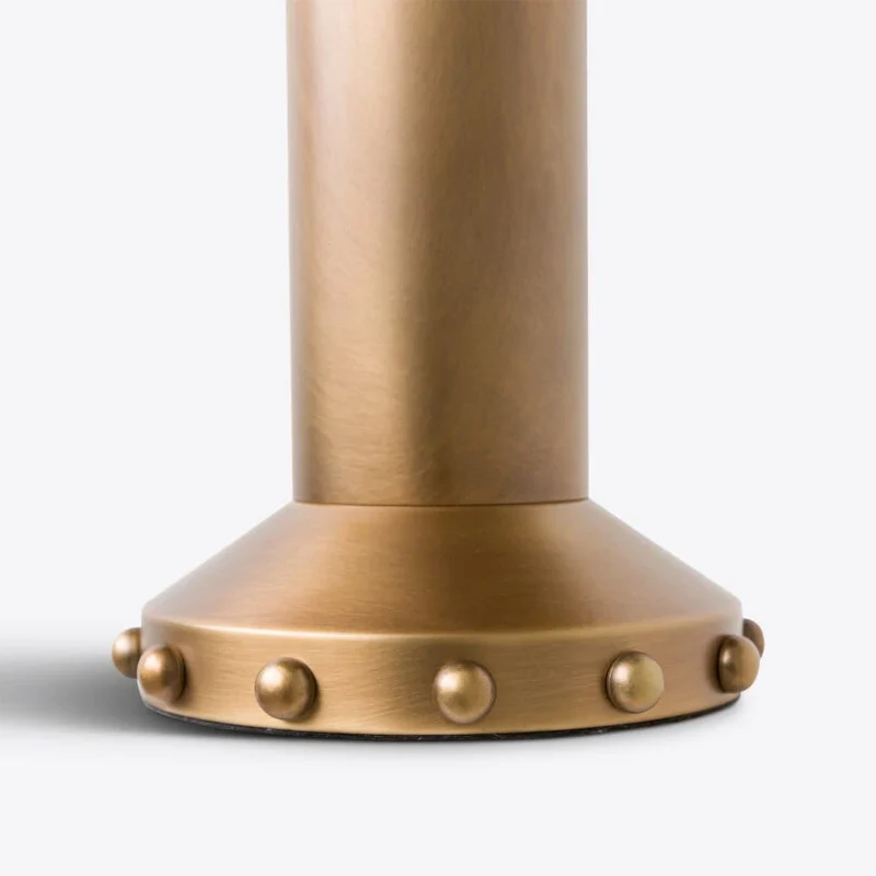 Aged Brass Structure Table Lamp