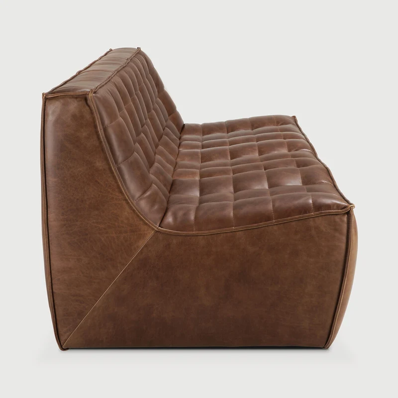 N701 3 Seater - Chestnut Leather