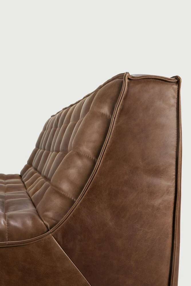 N701 3 Seater - Chestnut Leather