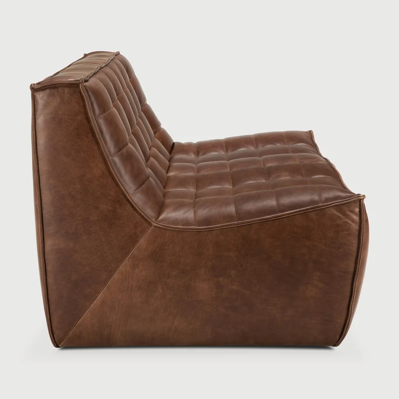 N701 2 Seater - Chestnut Leather