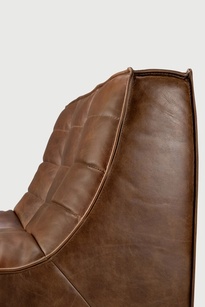 N701 1 Seater - Chestnut Leather