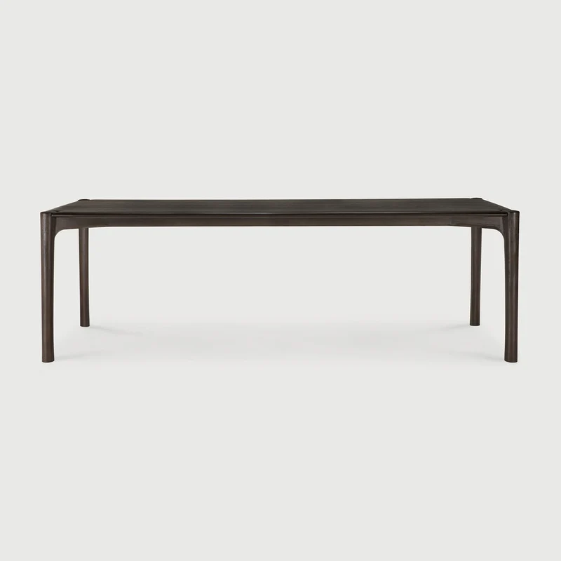 PI Dining Table Teak Dark Brown