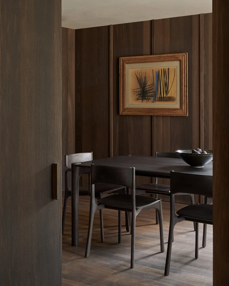 PI Dining Table Teak Dark Brown