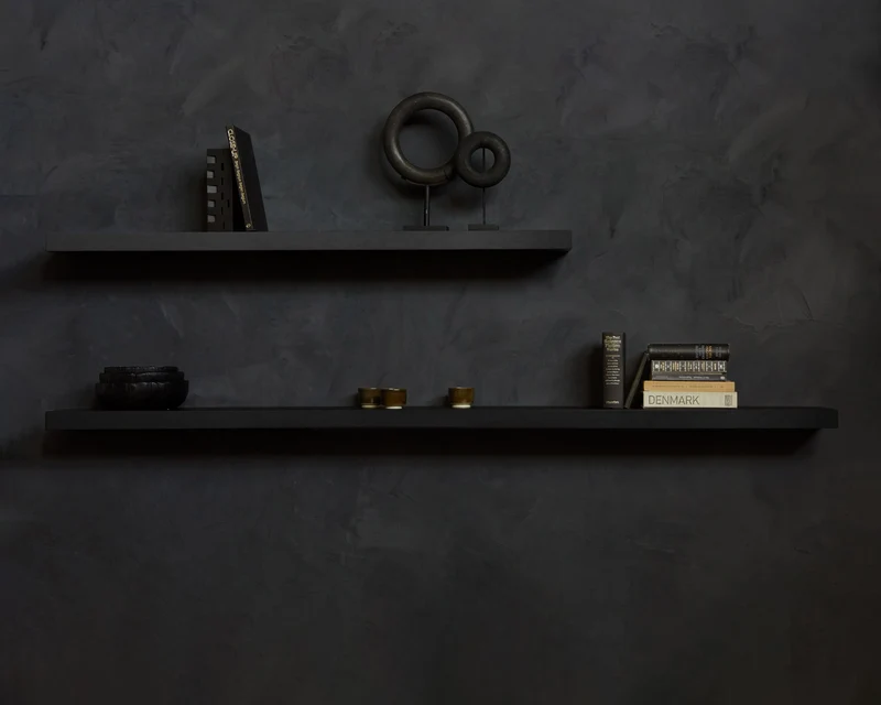 Wall Shelf - Oak Black