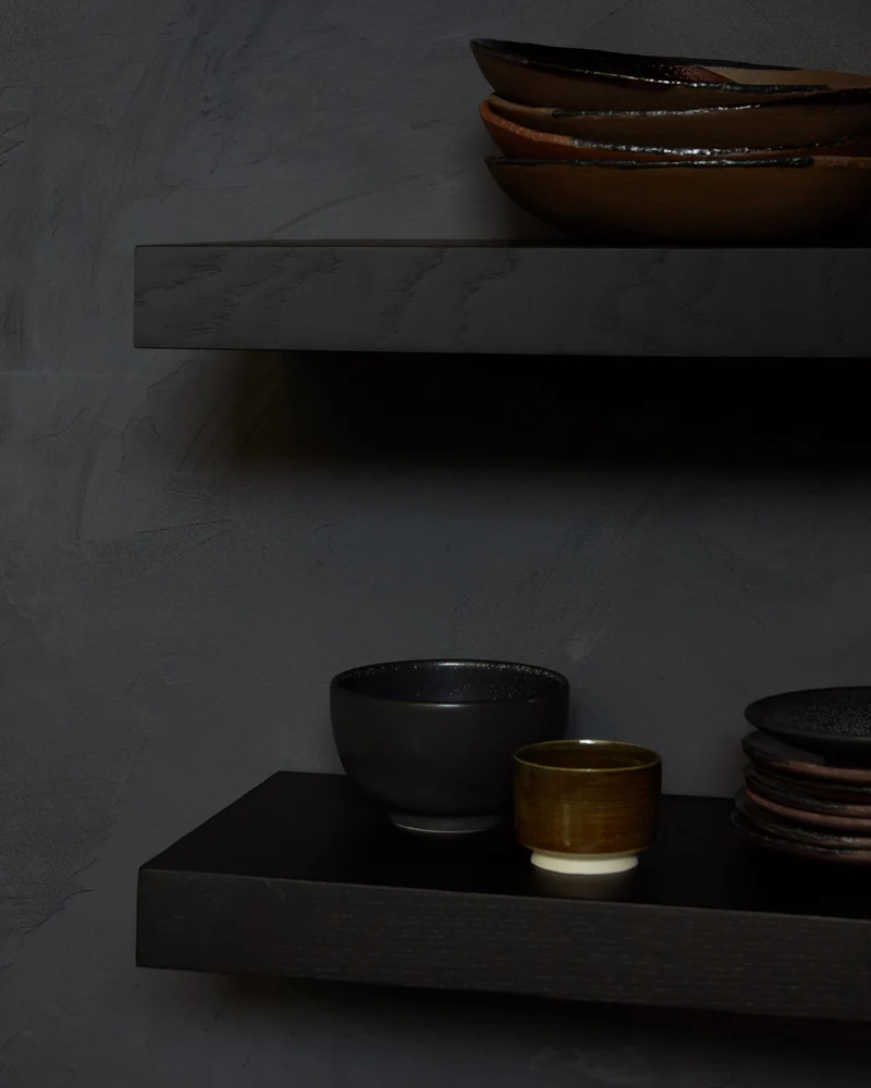 Wall Shelf - Oak Black