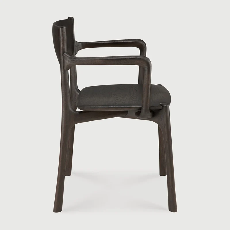 PI Dining Chair - Teak Dark Brown