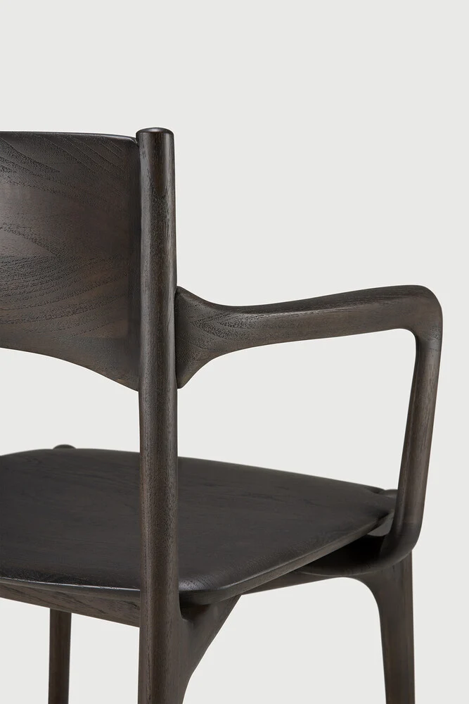 PI Dining Chair - Teak Dark Brown