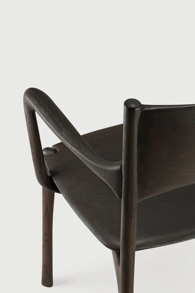 PI Dining Chair - Teak Dark Brown