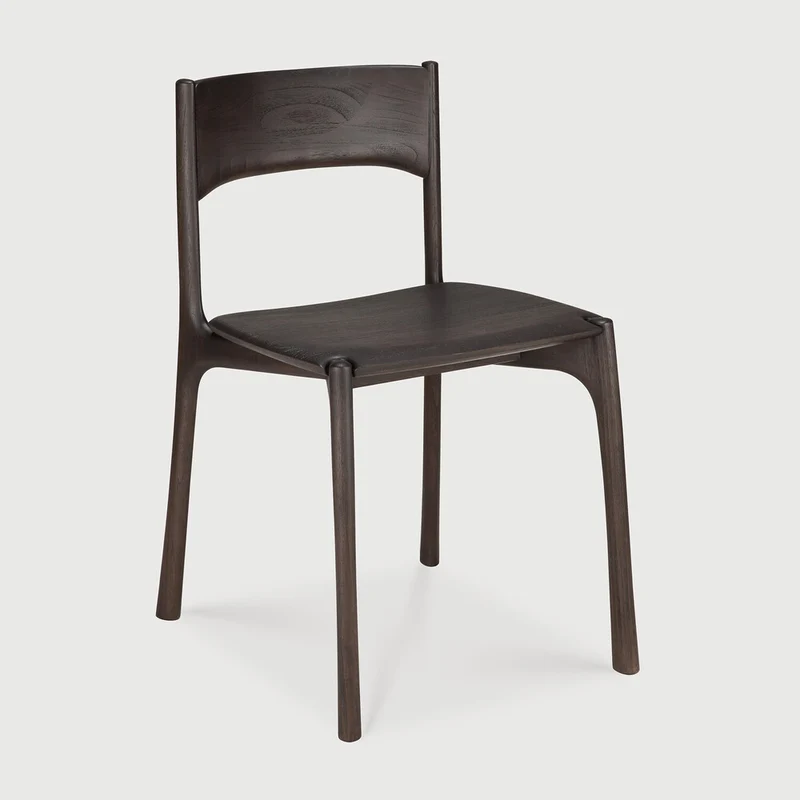 PI Dining Chair - Teak Dark Brown