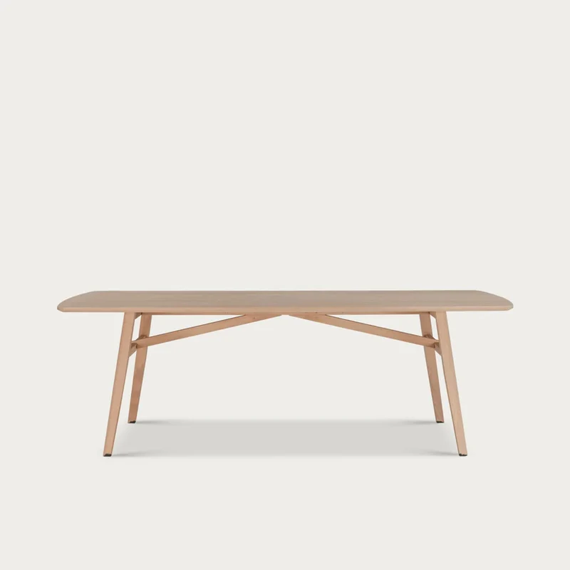 Borough Rectangular Dining Table, Natural Oak