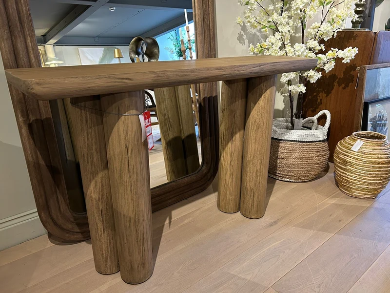 Wood Console Table