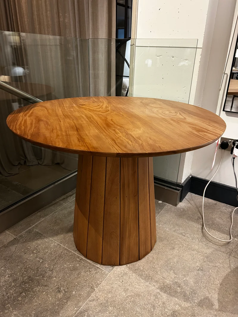 Round Wooden Dining Table