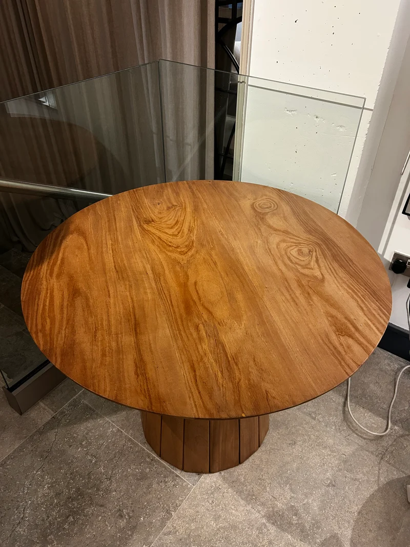 Round Wooden Dining Table