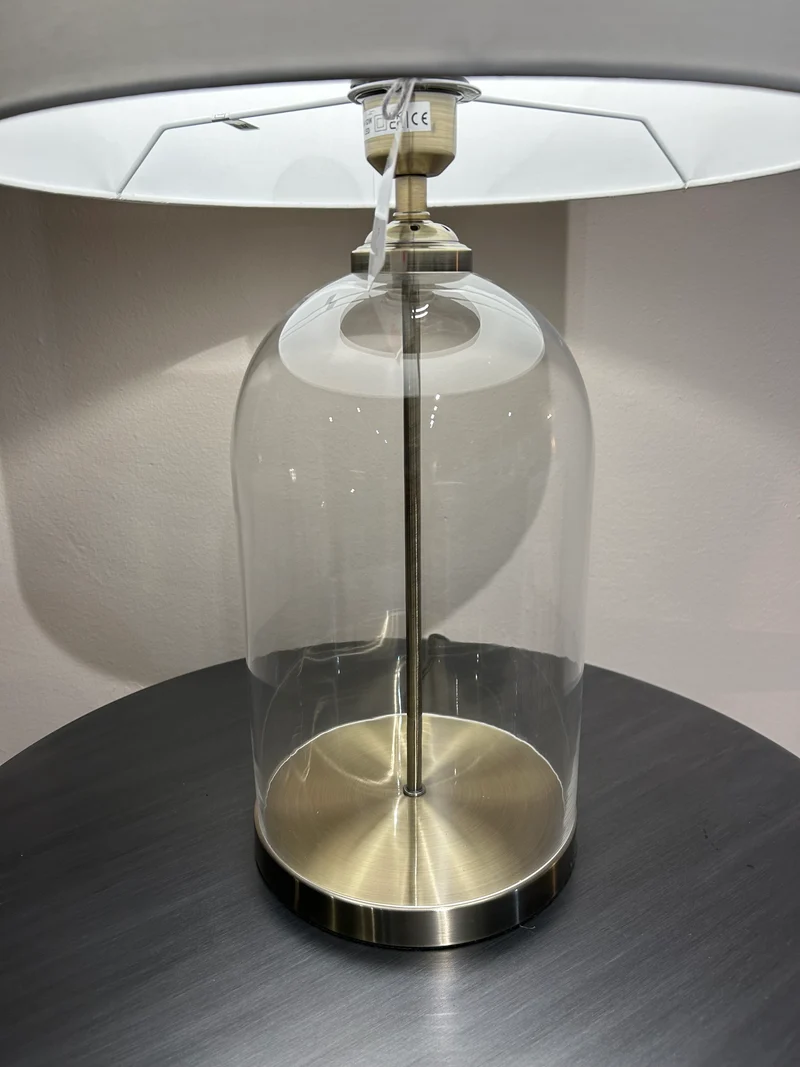 Glass Table Lamp
