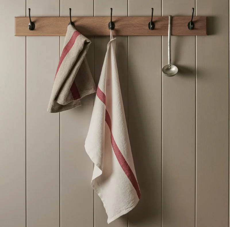 Quinn Linen Stripe Tea Towel