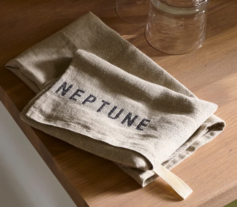 Neptune Linen Tea Towel