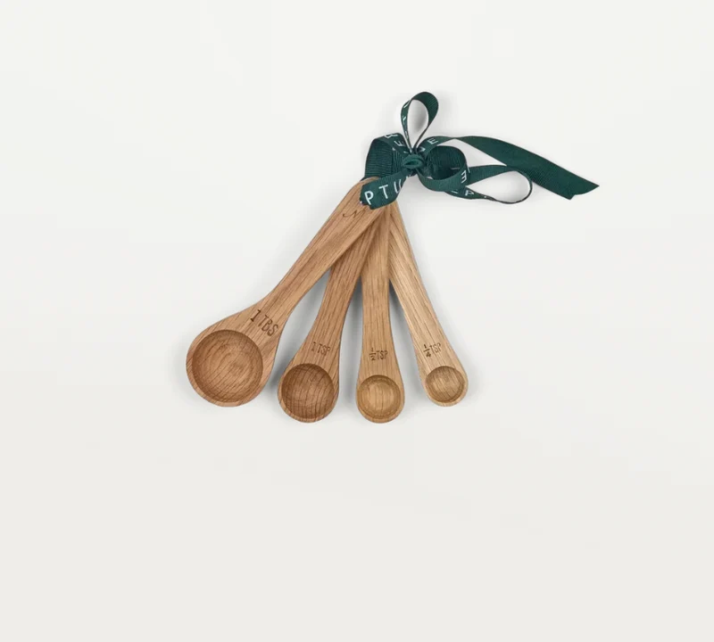 Orford Wooden Measuring Spoons, Set of 4
