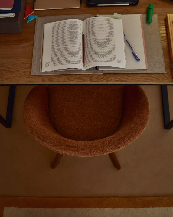 Marvin Swivel Chair Brown Chenille
