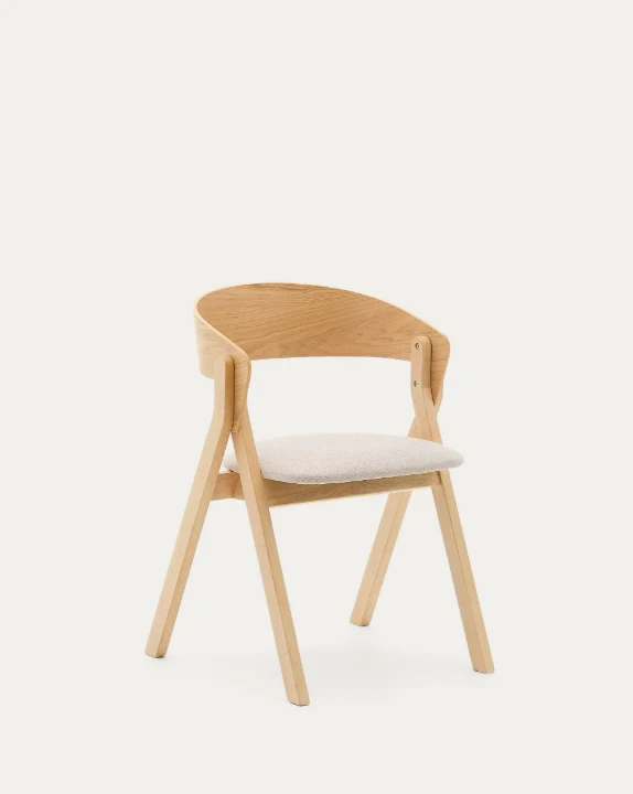 Godia Chair Natural & Beige Chenille