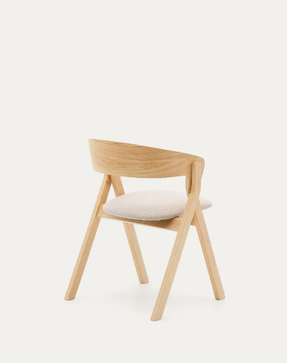 Godia Chair Natural & Beige Chenille
