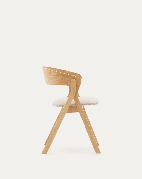 Godia Chair Natural & Beige Chenille