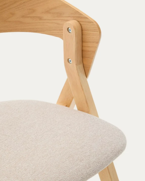 Godia Chair Natural & Beige Chenille