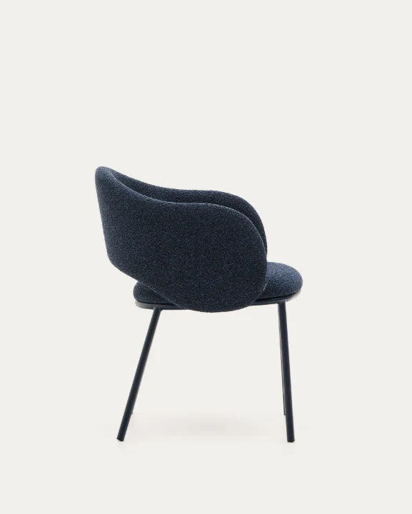 Maina Blue Chenille & Steel