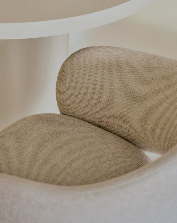 Maina Chair Beige & Steel