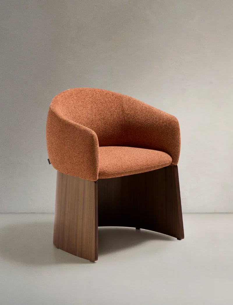 Bosca Terracotta Chenille & Walnut